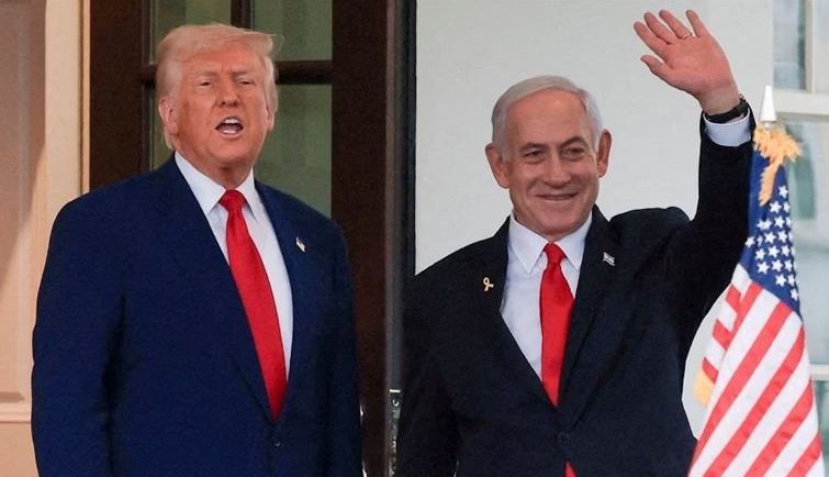 نتنياهو وترامب، فيتو