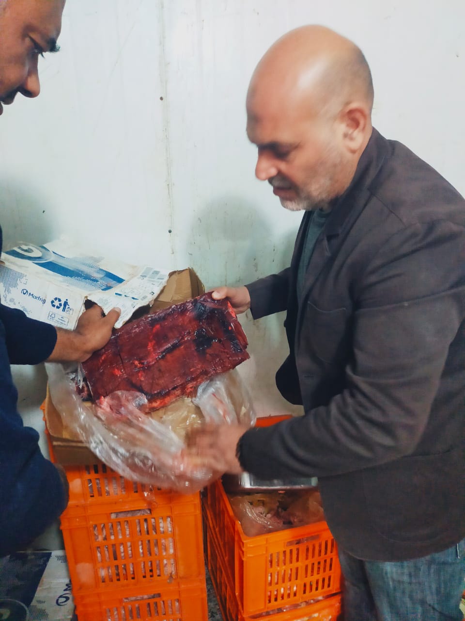 بيطري القليوبية تضبط &nbsp;لحوم غير صالحة &nbsp;، فيتو