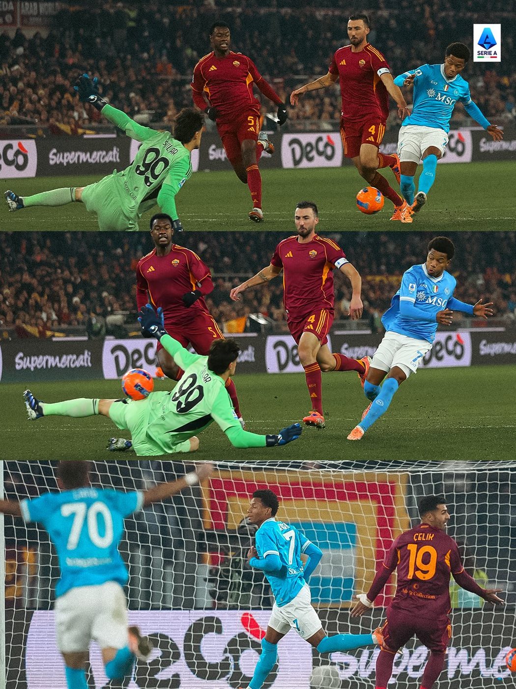 مباراة روما ضد نابولي، فيتو