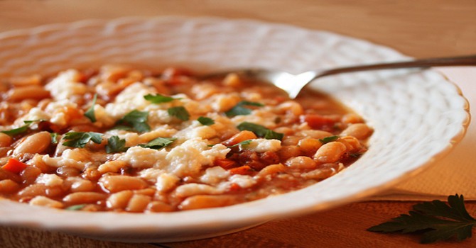 شوربة الفاصوليا البيضاء