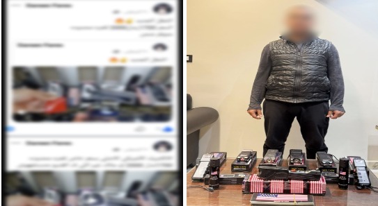 ضبط سائق لترويجه صواعق كهربائية وعصى صدمات وبخاخ غاز مسيل للدموع بشبرا الخيمة