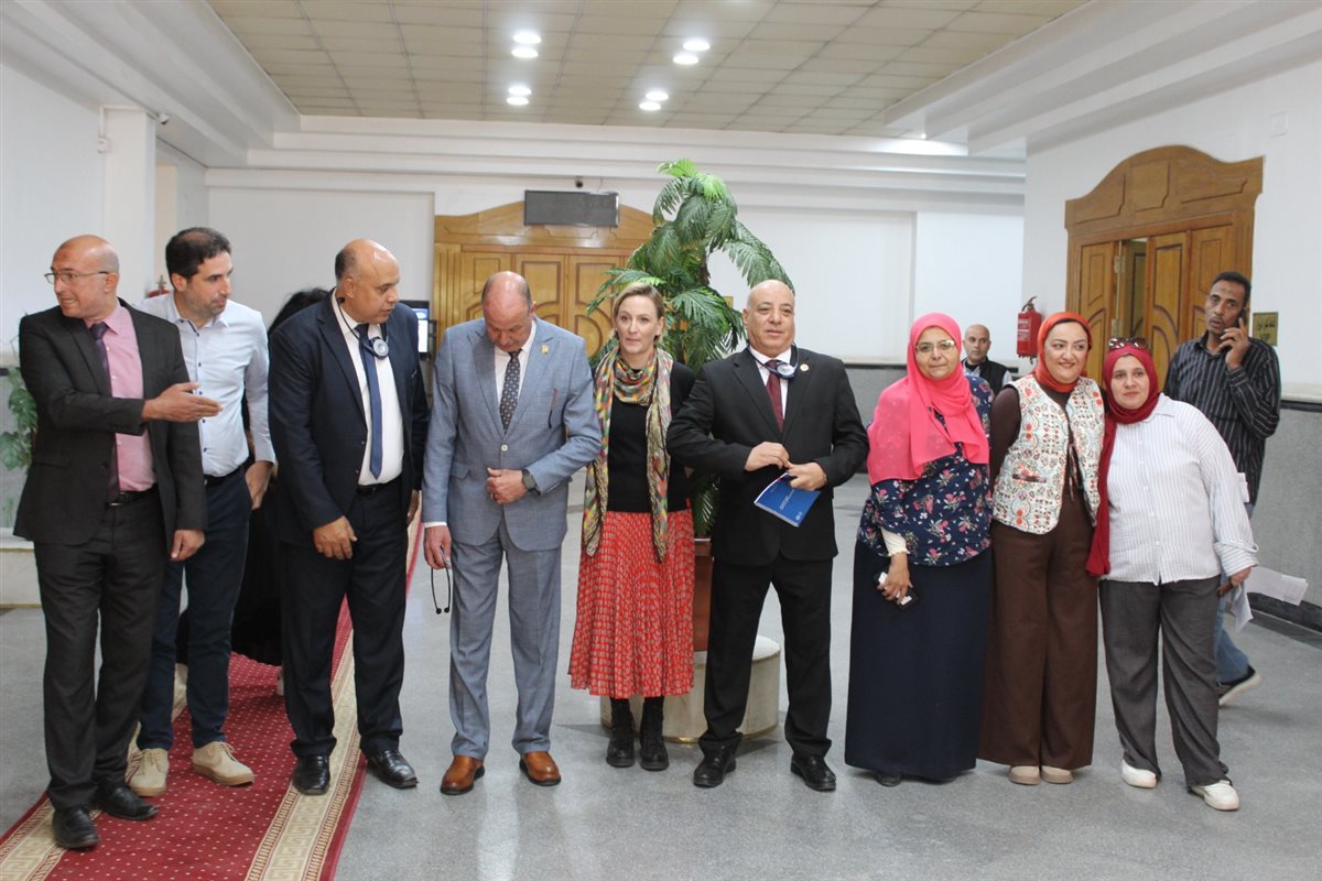 وفد من منظمة العمل الدولية يزور المركز القومي للسلامة المهنية