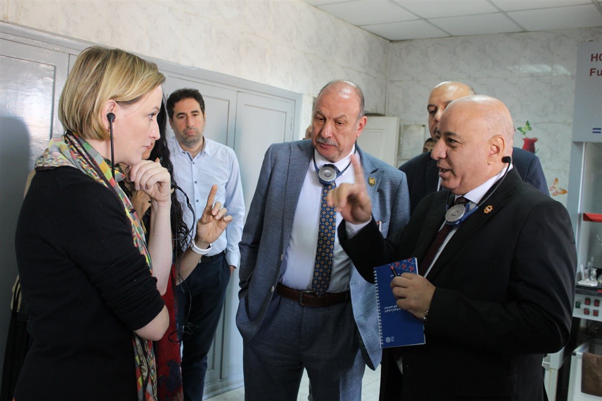 وفد من منظمة العمل الدولية يزور المركز القومي للسلامة المهنية