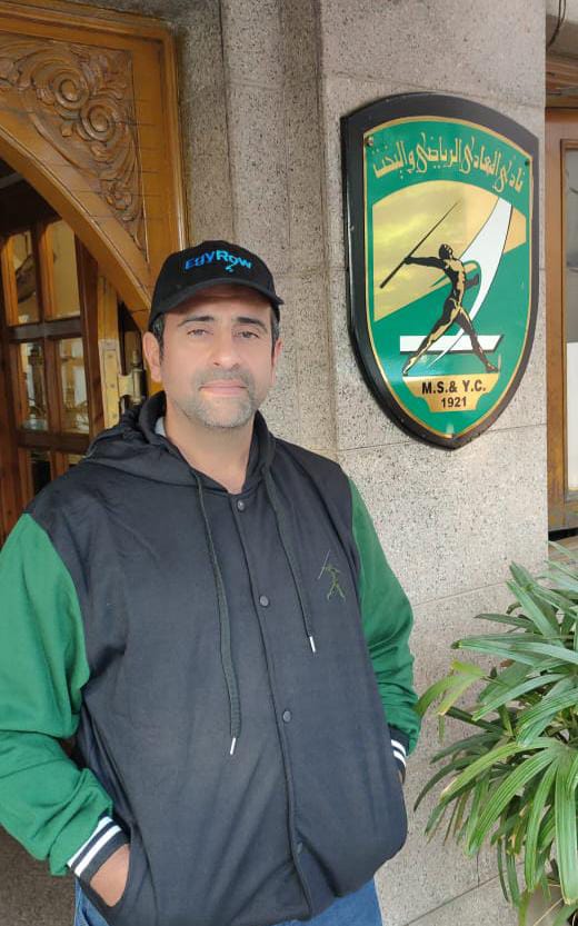 نادى المعادي واليخت يتعاقد مع مدحت فاروق لقيادة فريق التجديف