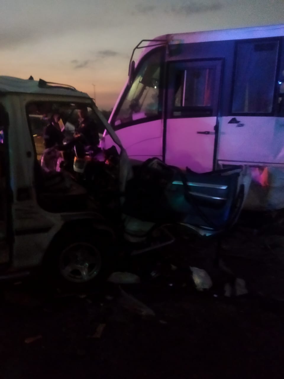 تصادم ميكروباص مع أتوبيس بالقليوبية، فيتو