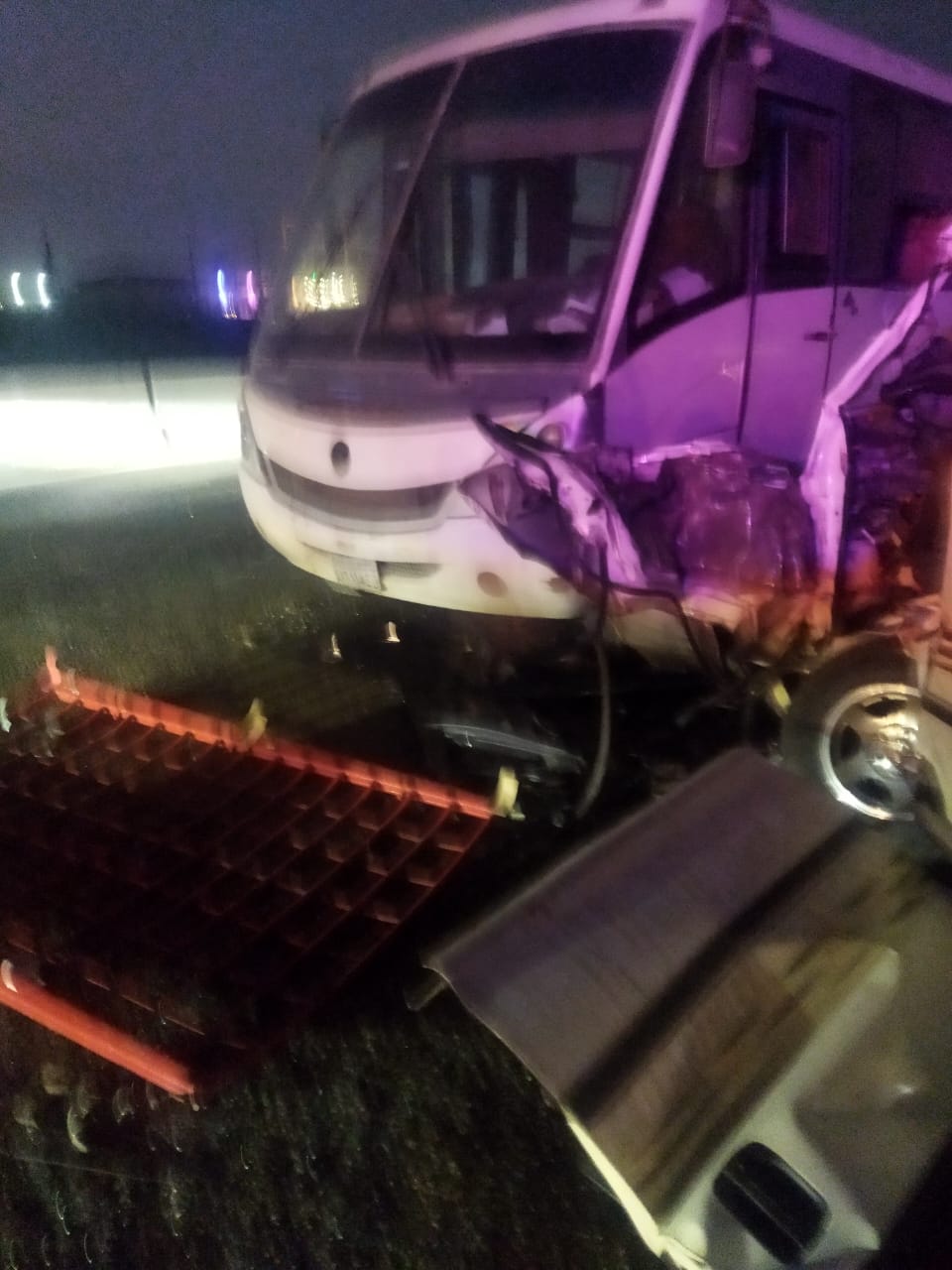 تصادم ميكروباص مع أتوبيس بالقليوبية، فيتو