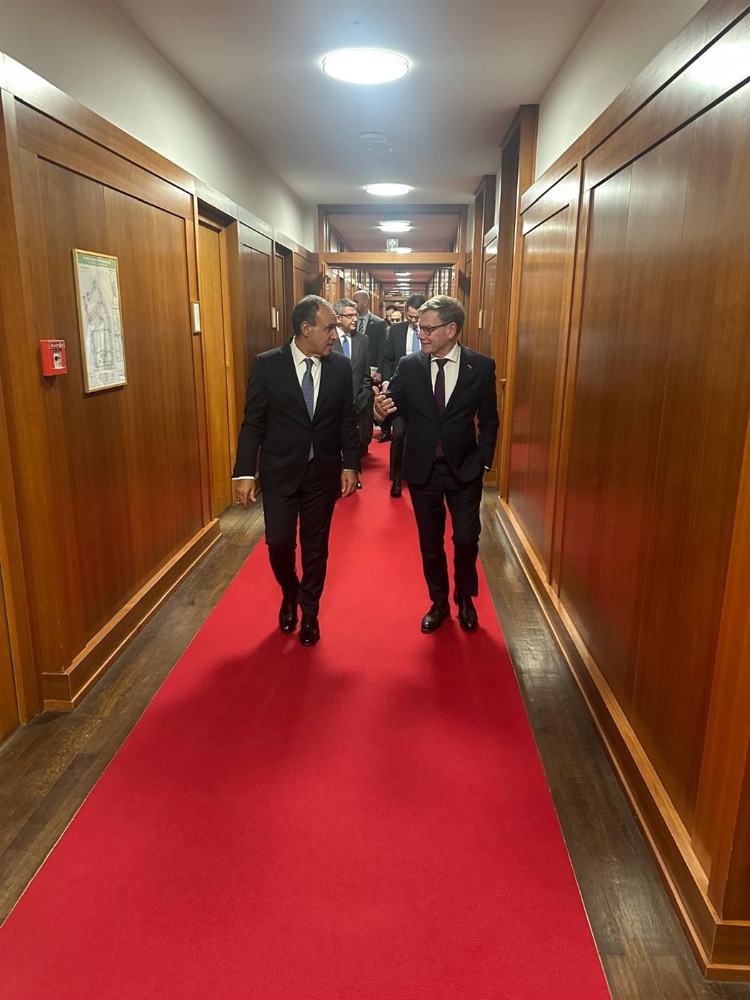 وزير الخارجية ونظيره الألمانى، فيتو&nbsp;