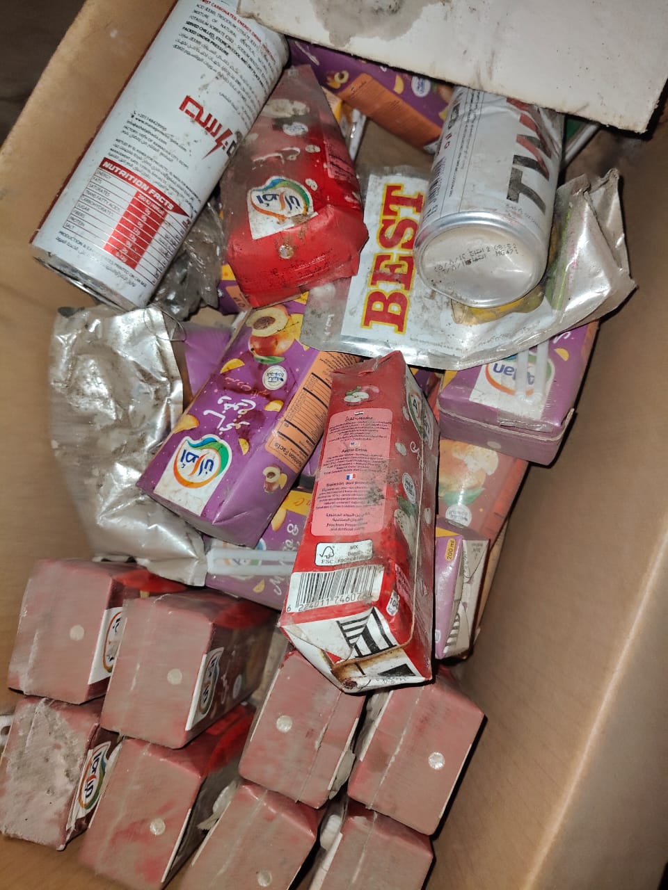 ضبط مخزن مواد غذائية فاسدة بالغربية بداخله 1000 عبوة منتهية&nbsp;