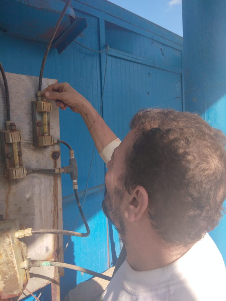 جانب من أعمال الصيانة، فيتو