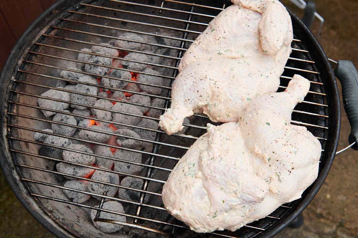 فراخ مشوية بتتبيلة الزبادي