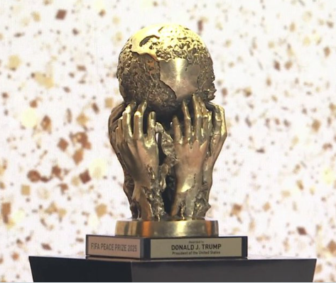 جائزة الفيفا للسلام التي مُنحت لترامب، فيتو