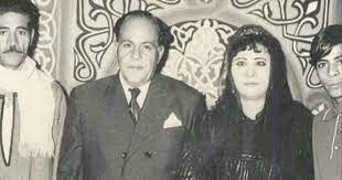 زكريا الحجاوى مع زوجته خضرة خضر