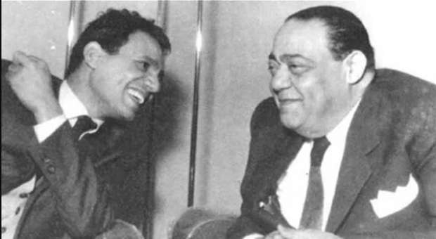 كامل الشناوى مع الصديق عبد الحليم حافظ