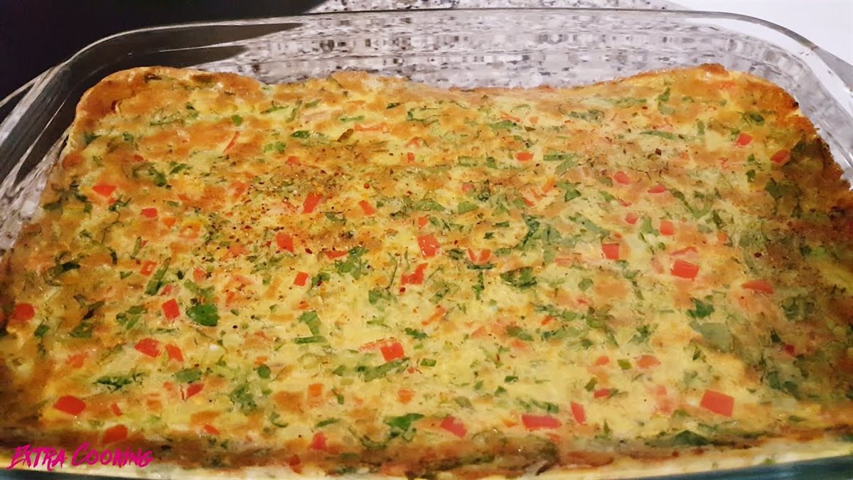 طريقة عمل صينية العجة فى الفرن 