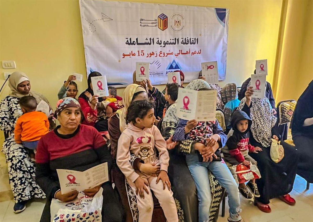 القوافل التنموية لدعم أهالي «زهور 15 مايو»