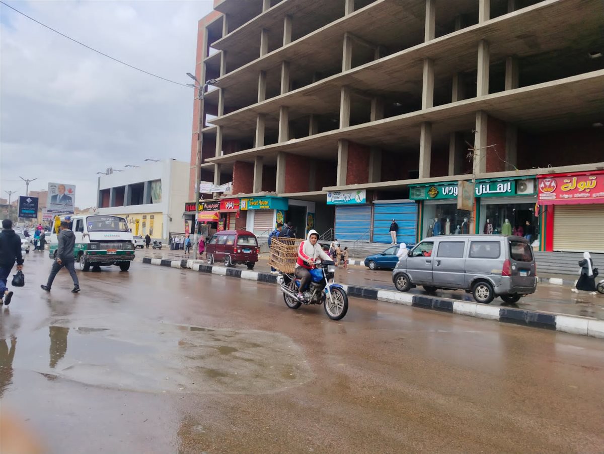 امطار غزيرة بالفيوم