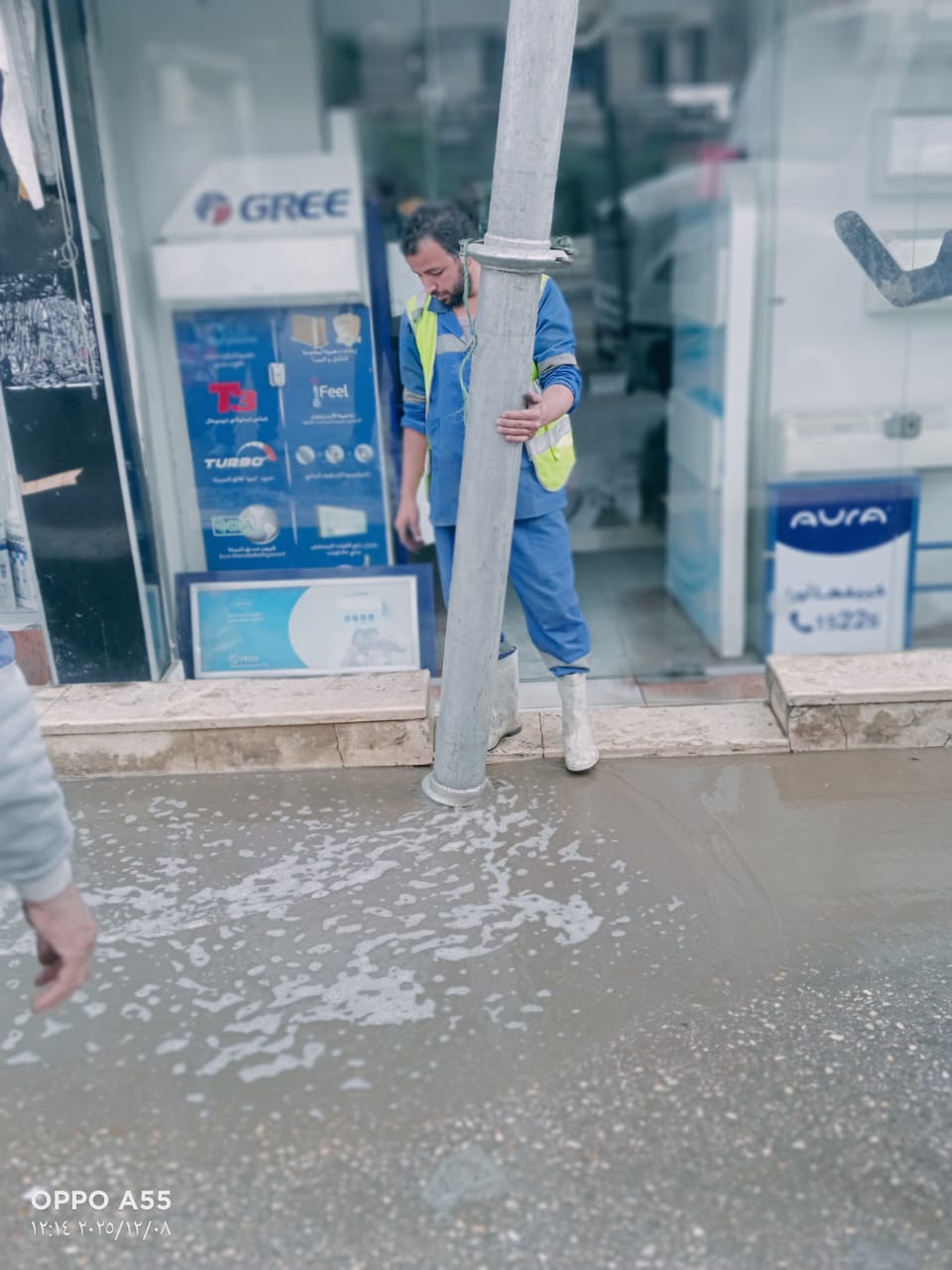 شفط مياة الأمطار بالفيوم