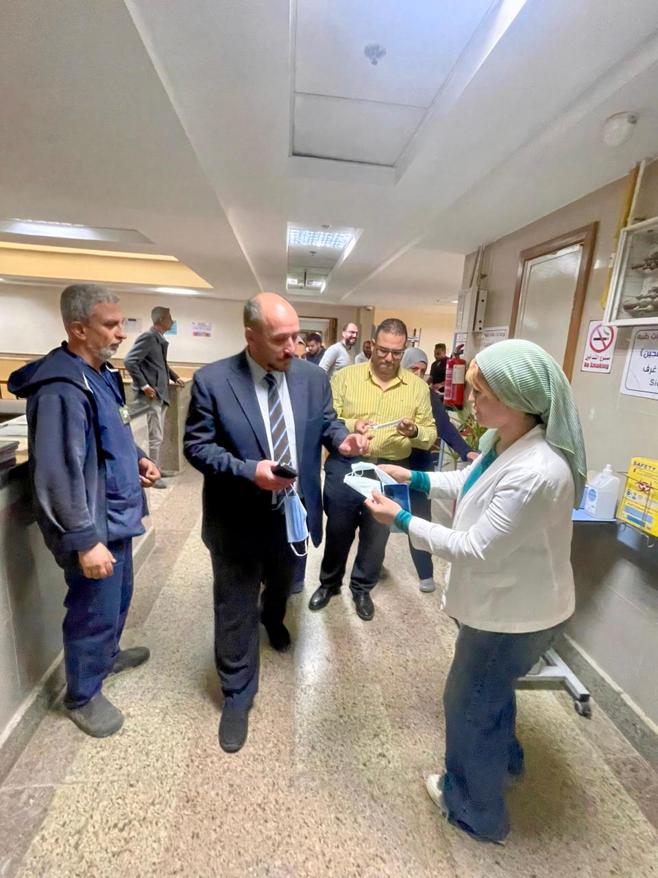 أمين الأعلى للمستشفيات الجامعية يتفقد عين شمس الجامعي