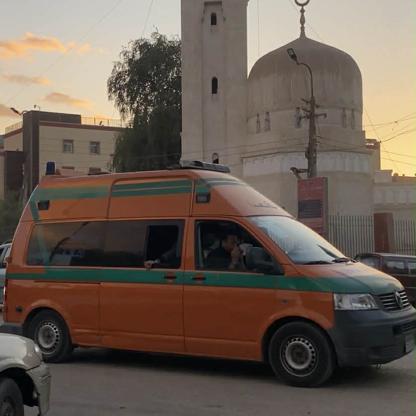 خروج جثامين قضاة المنيا الأربعة من مستشفى ملوي وسط إجراءات أمنية مشددة