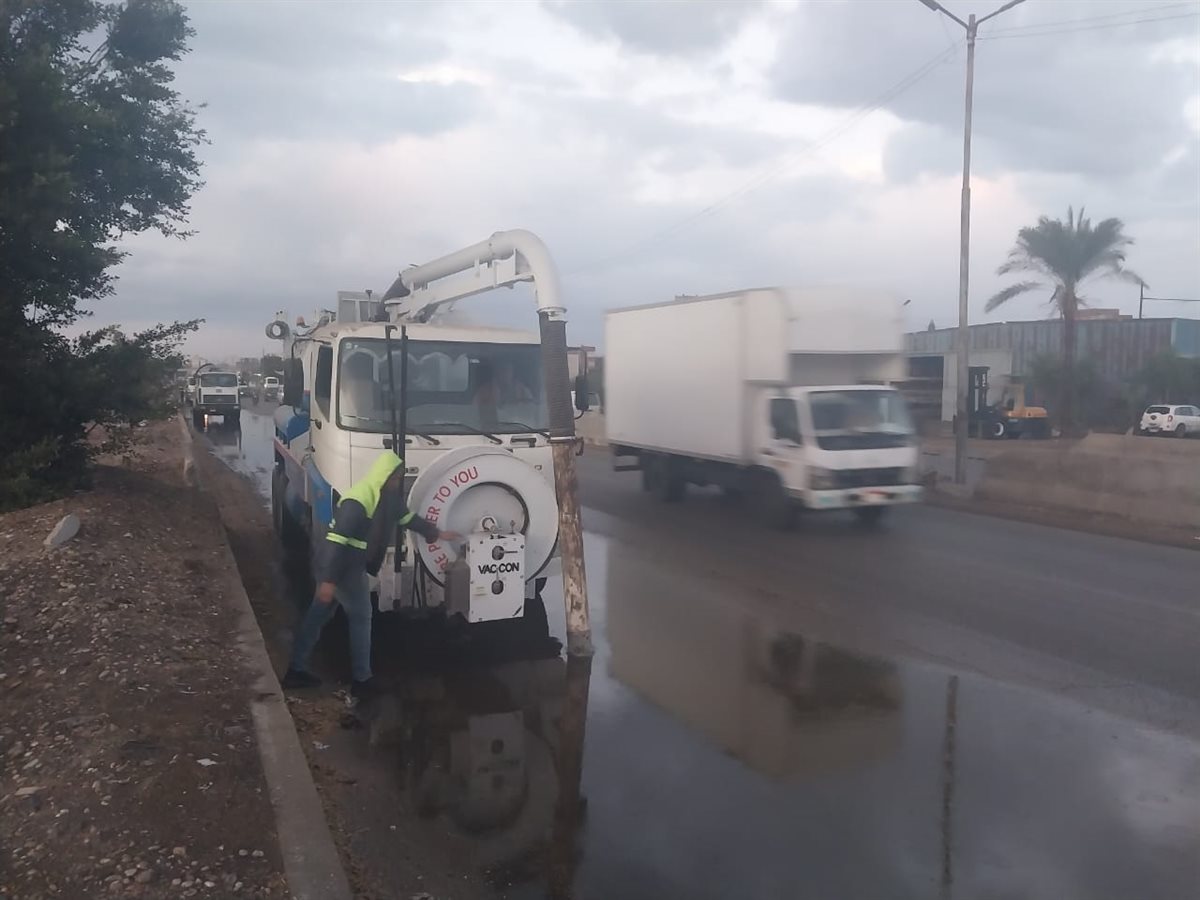 رفع تجمعات الامطار القليوبية، فيتو