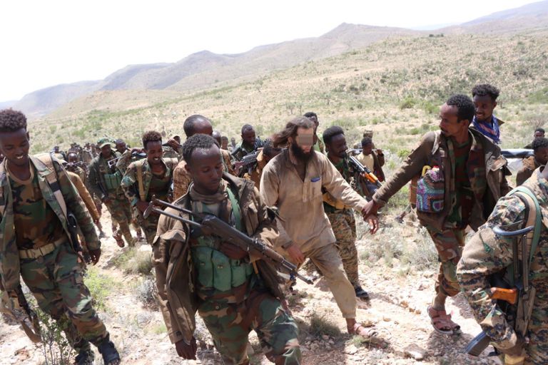 حسن عطار لدى القبض عليه في بونتلاند