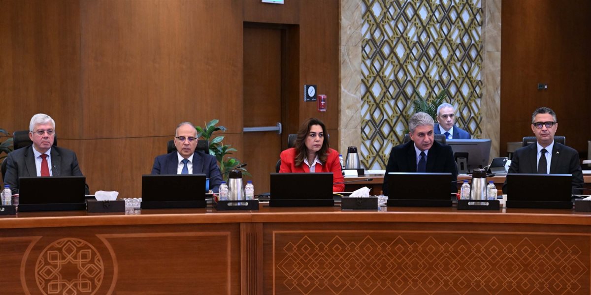 وزيرة التنمية المحلية خلال اجتماع مجلس الوزراء اليوم، فيتو