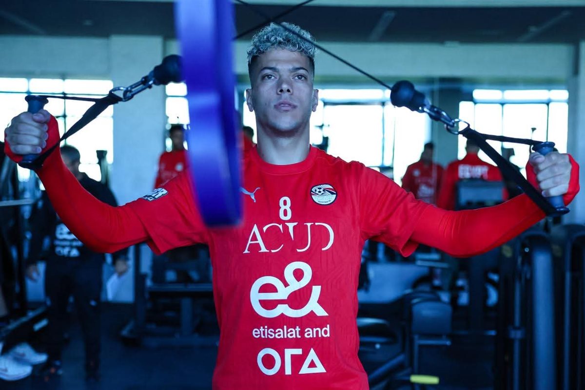 منتخب مصر يؤدي تدريبا صباحيا استعدادا لودية نيجيريا