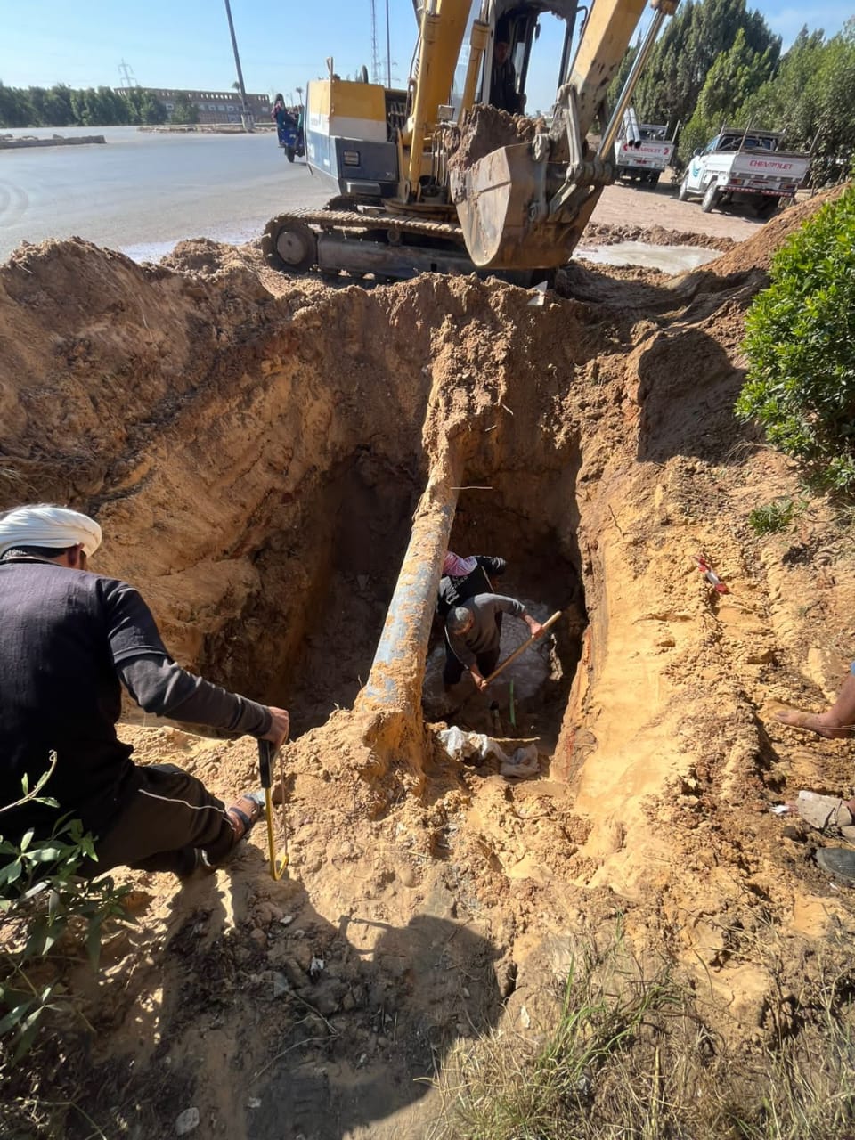 جانب من أعمال الاصلاح، فيتو