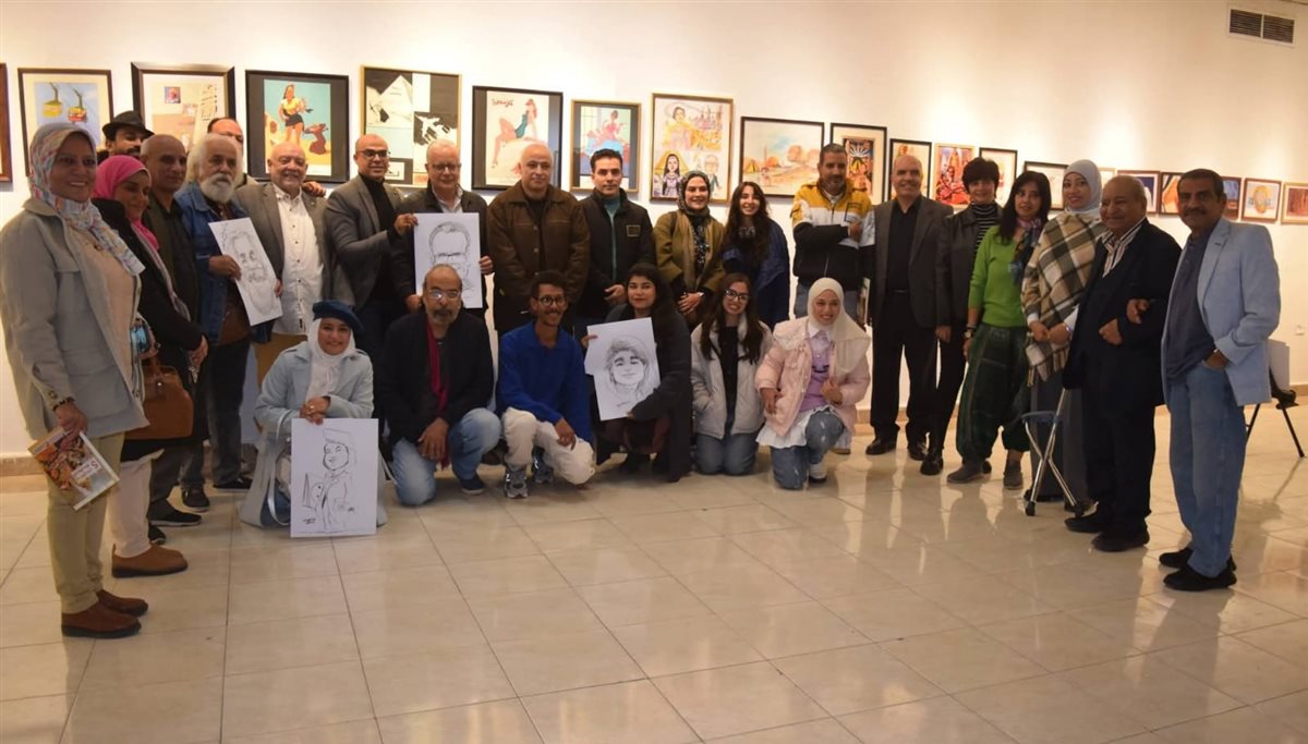 &nbsp;عيد الكاريكاتير المصري ضمن فعاليات “فرحانين بالمتحف الكبير”