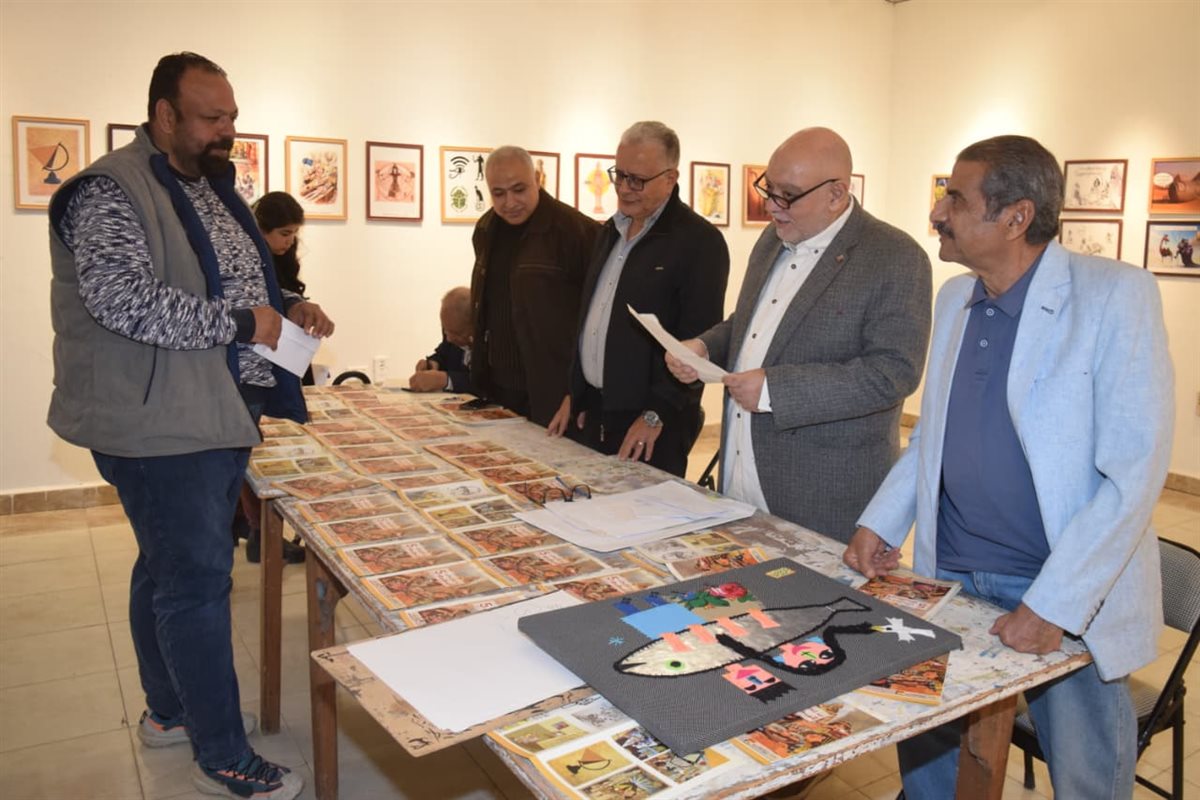 &nbsp;عيد الكاريكاتير المصري ضمن فعاليات “فرحانين بالمتحف الكبير”