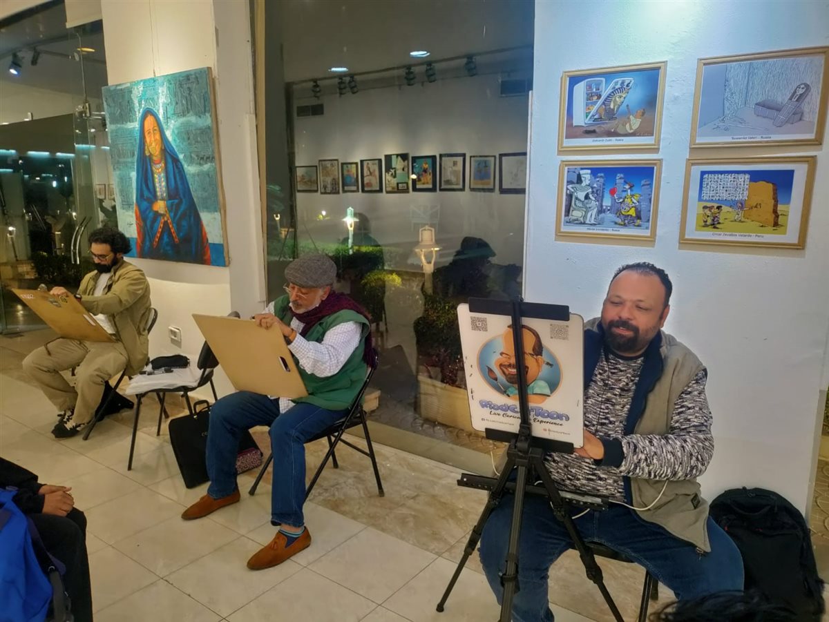 &nbsp;عيد الكاريكاتير المصري ضمن فعاليات “فرحانين بالمتحف الكبير”