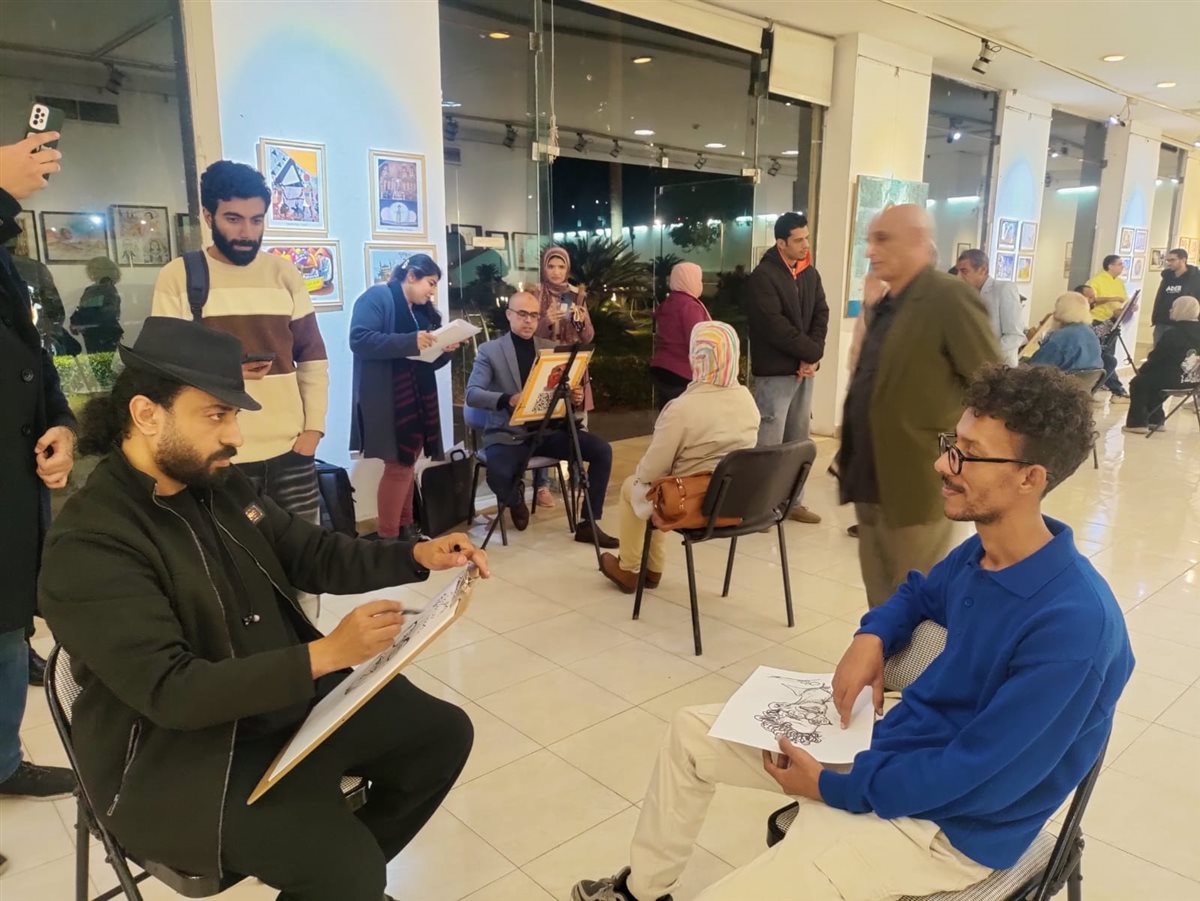 &nbsp;عيد الكاريكاتير المصري ضمن فعاليات “فرحانين بالمتحف الكبير”