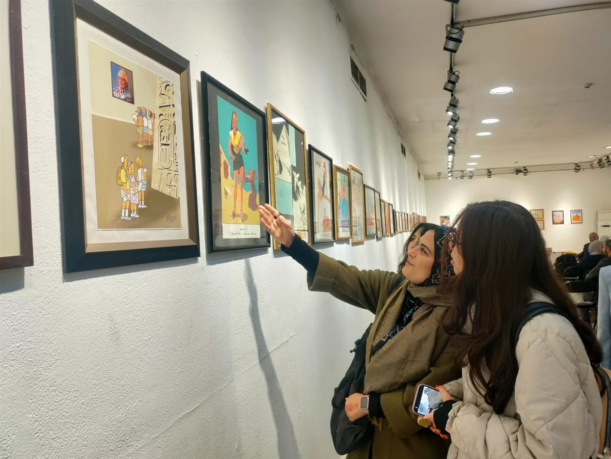 &nbsp;عيد الكاريكاتير المصري ضمن فعاليات “فرحانين بالمتحف الكبير”