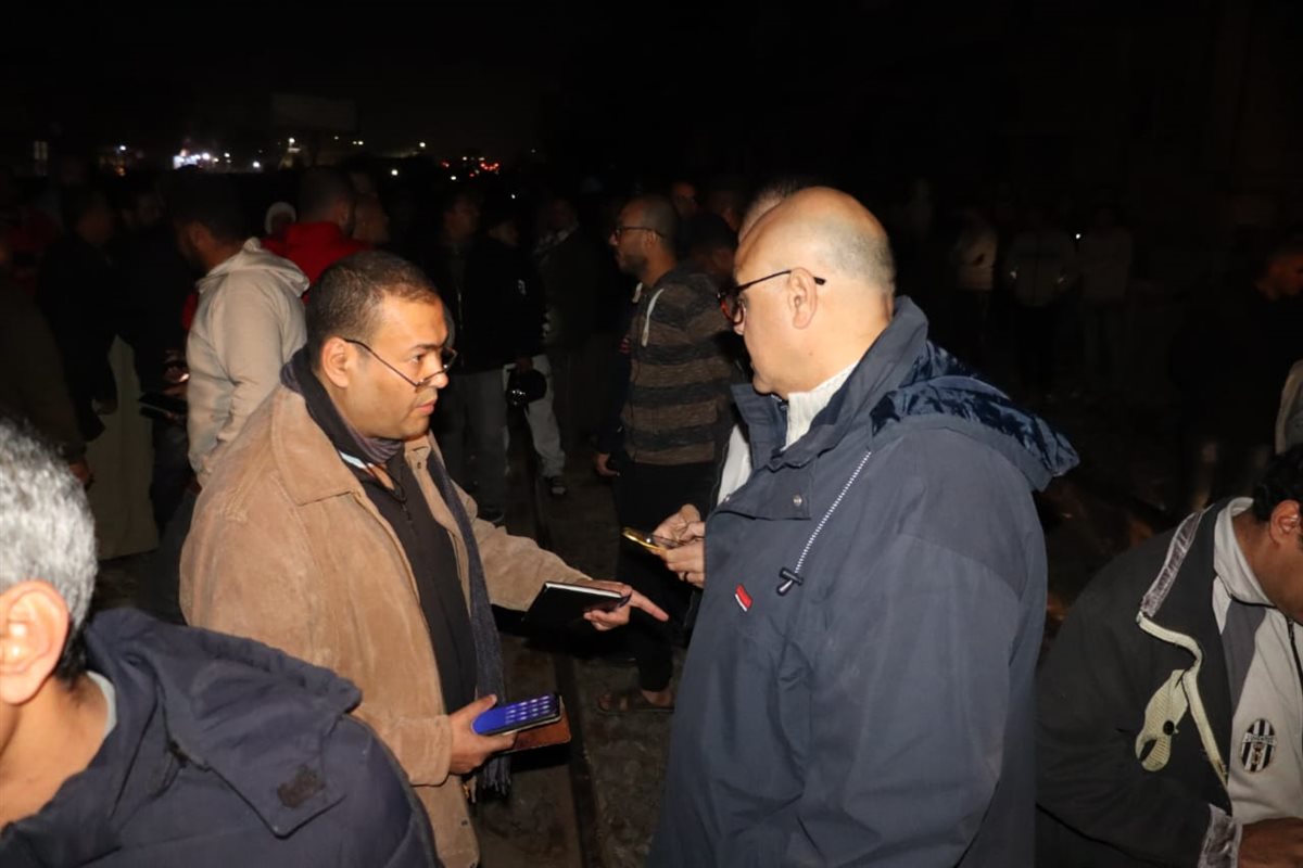 متابعة حادث حاويات قطار طوخ، فيتو