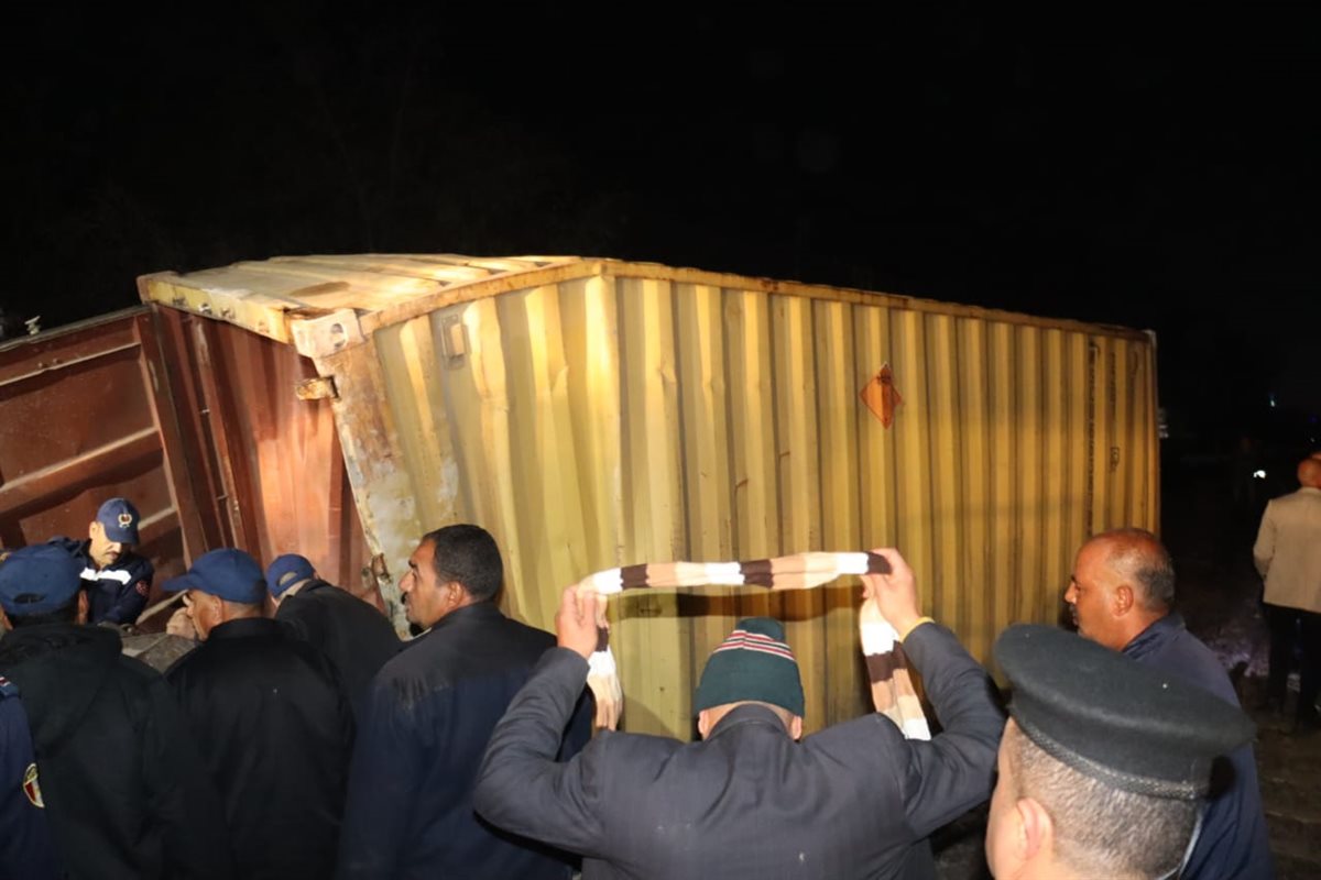 متابعة حادث حاويات قطار طوخ، فيتو
