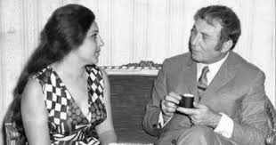 نزار قبانى وزوجته بلقيس