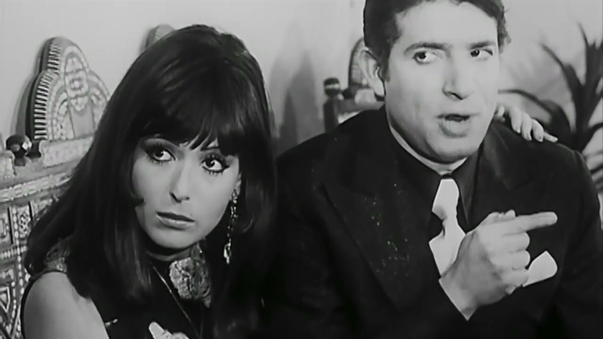 ماجدة الخطيب مع محمد عوض فى فيلم أخو البنات