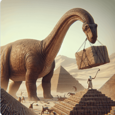 تصور أيلون ماسك عن بناء الأهرامات، فيتو