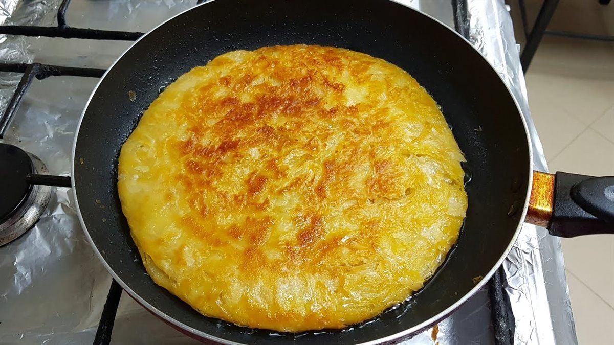 فطير طاسة بدون فرن