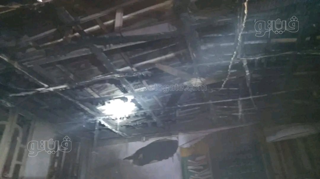 حريق حديقة الطفل بالزقازيق،فيتو