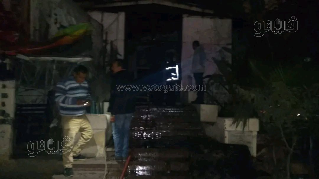 حريق حديقة الطفل بالزقازيق،فيتو