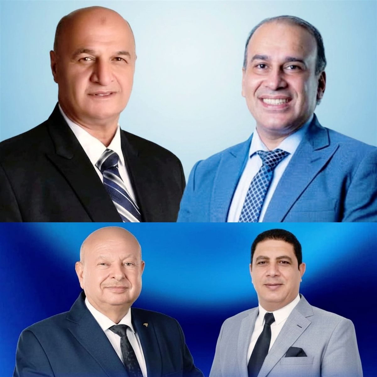 الاربعه المرشحين في الاعاده في الدائرة الثانية بدمياط