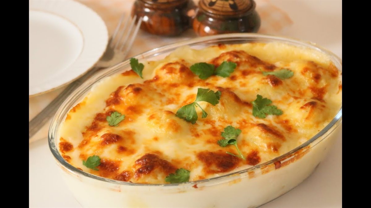 طريقة البطاطس بالبشاميل