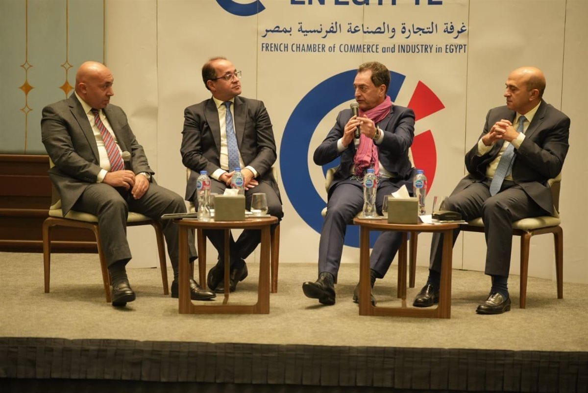 أحمد كجوك أثناء اللقاء&nbsp;