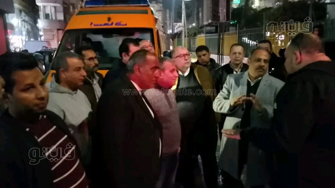 محافظ الشرقية يتفقد حريق مكتبة الطفل بالزقازيق,فيتو&nbsp;