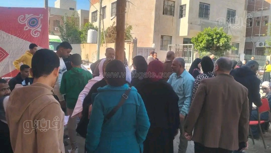 توافد المواطنين على لجان الانتخابات بالشرقية،فيتو