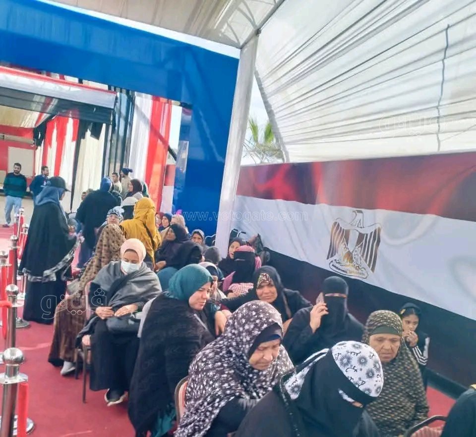 توافد المواطنين على لجان الانتخابات بالشرقية،فيتو