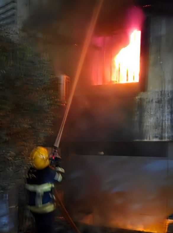 حريق نادى صحي بالمعادي&nbsp;