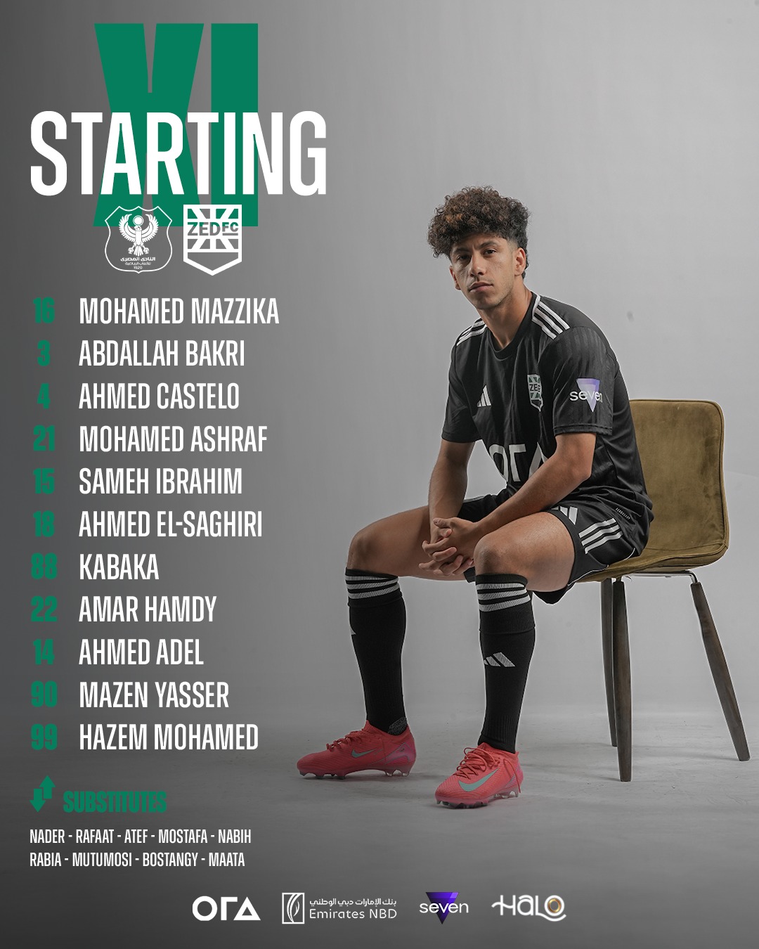 تشكيل زد أمام المصري، فيتو