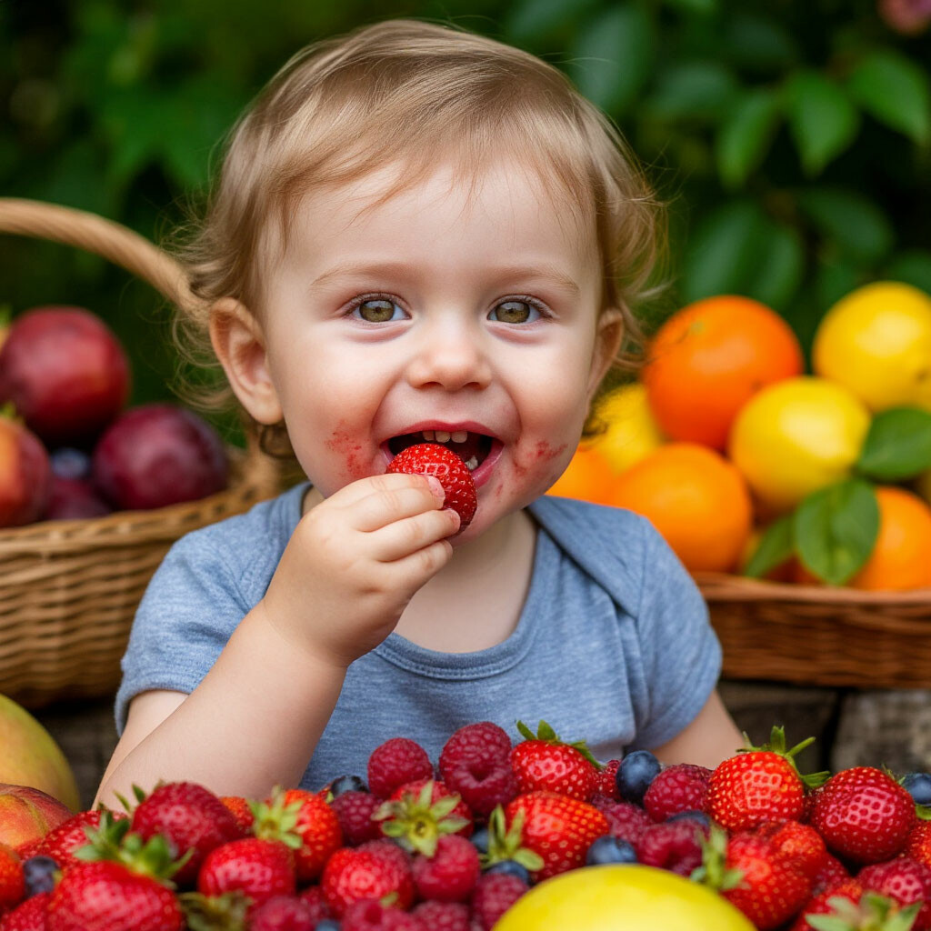فوائد الفراولة للأطفال